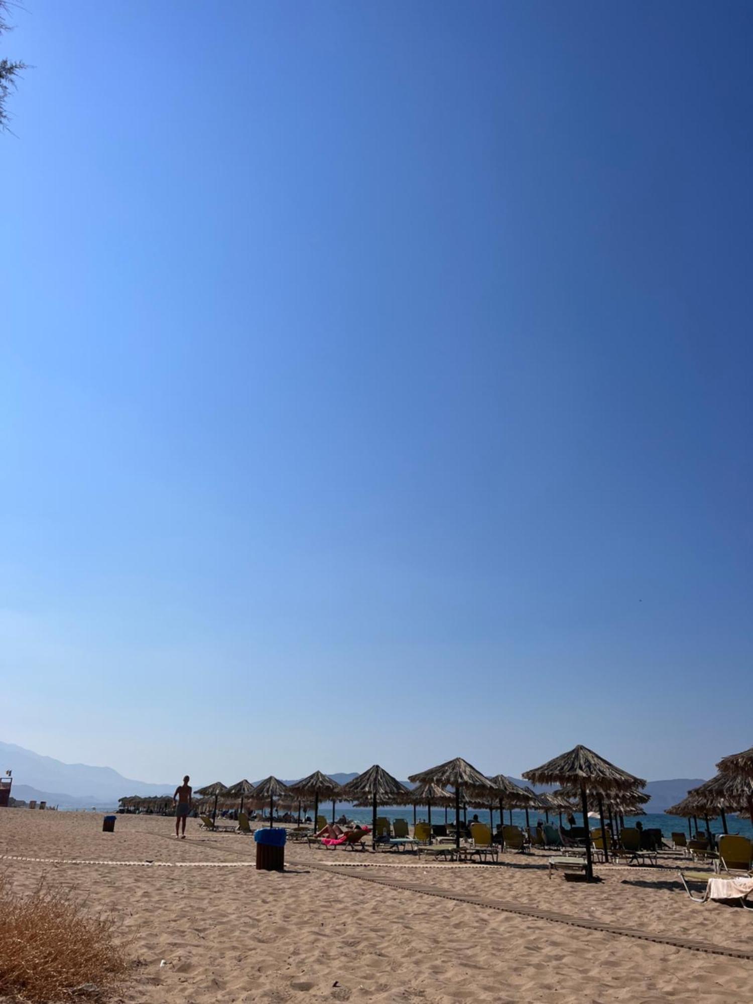 Almyrida Sands Luxury Stone Villa Ksirosternion Buitenkant foto