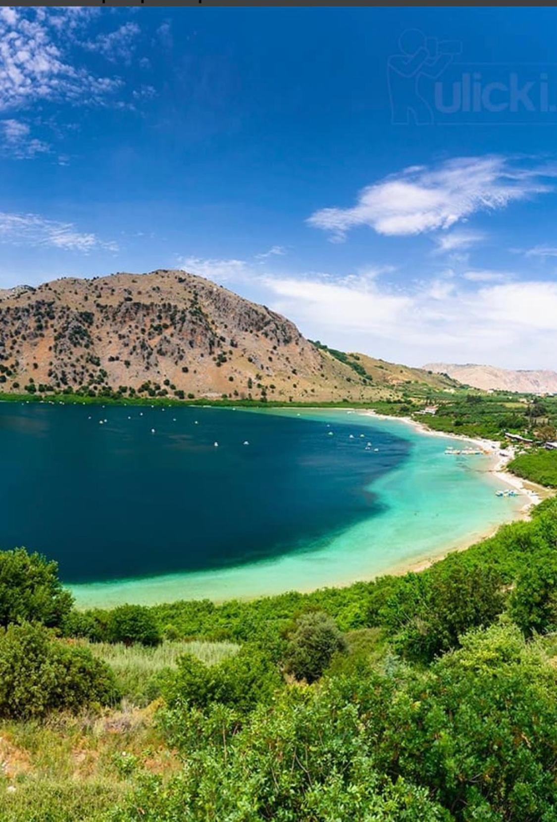 Almyrida Sands Luxury Stone Villa Ksirosternion Buitenkant foto