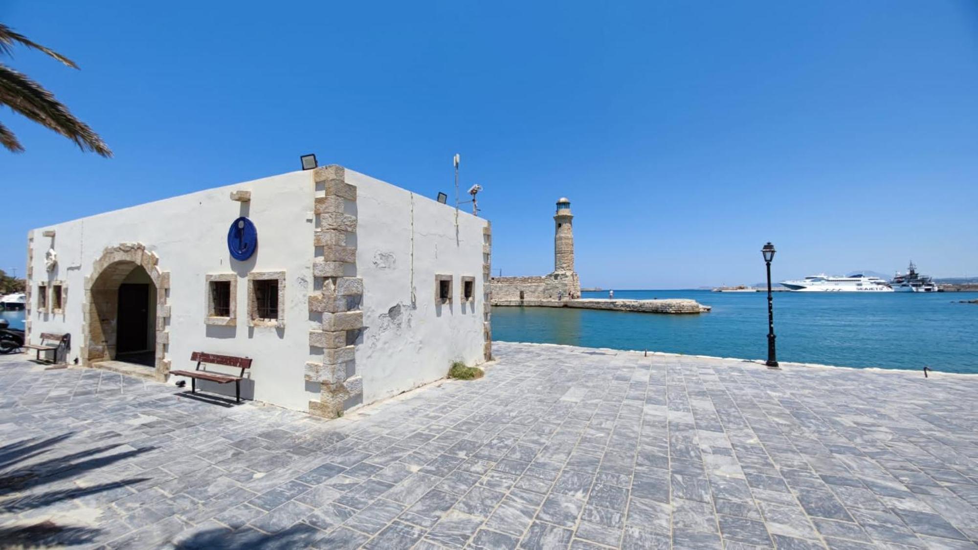 Almyrida Sands Luxury Stone Villa Ksirosternion Buitenkant foto