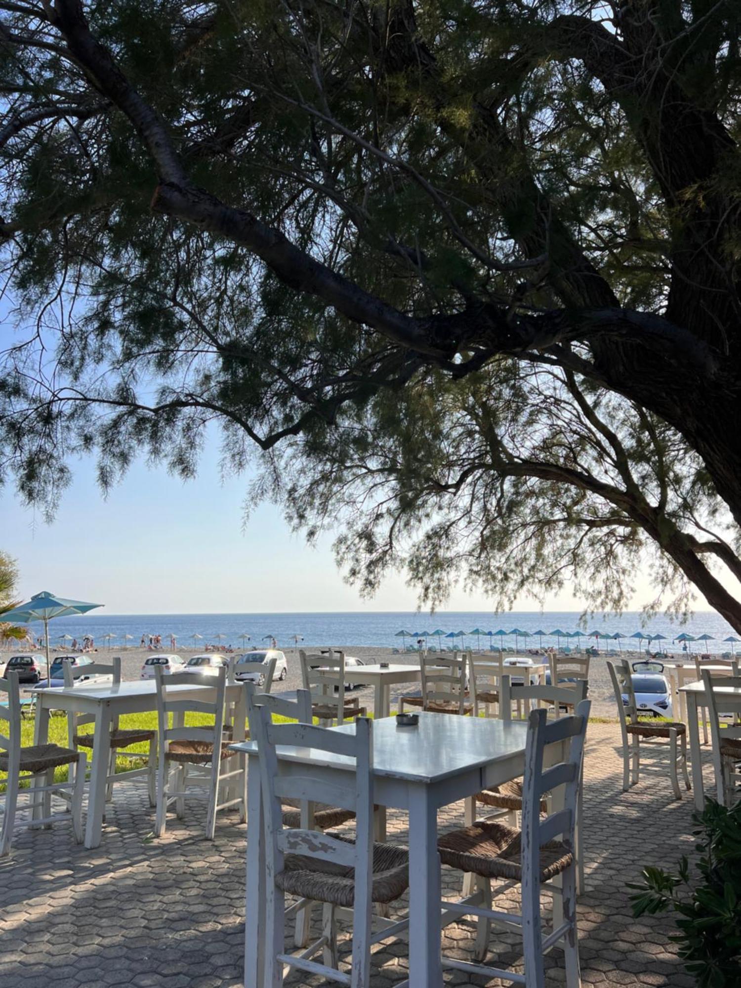 Almyrida Sands Luxury Stone Villa Ksirosternion Buitenkant foto