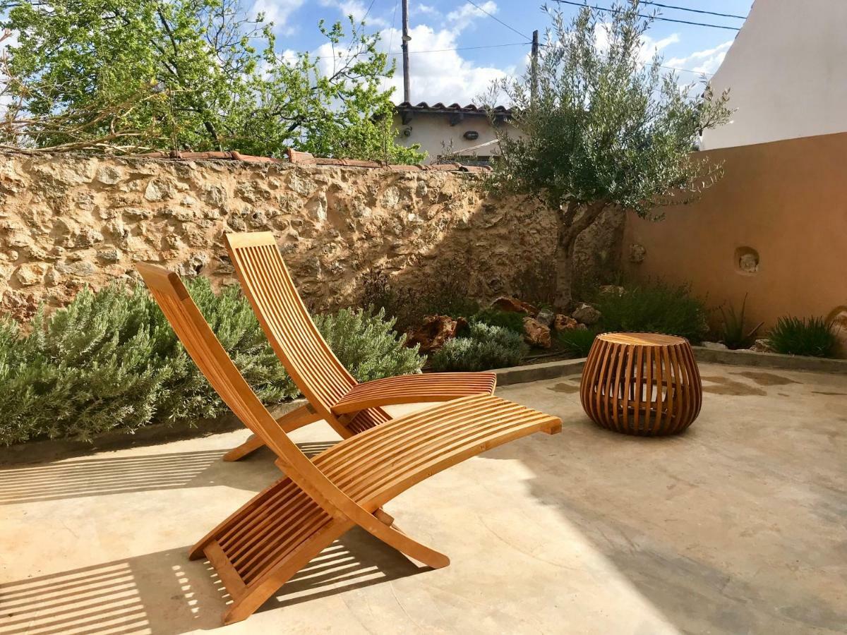 Almyrida Sands Luxury Stone Villa Ksirosternion Buitenkant foto