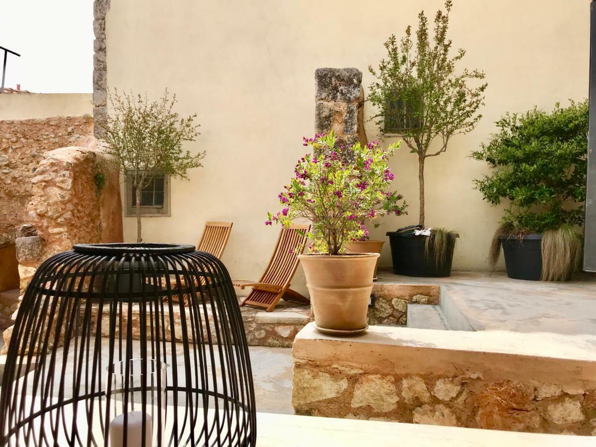 Almyrida Sands Luxury Stone Villa Ksirosternion Buitenkant foto