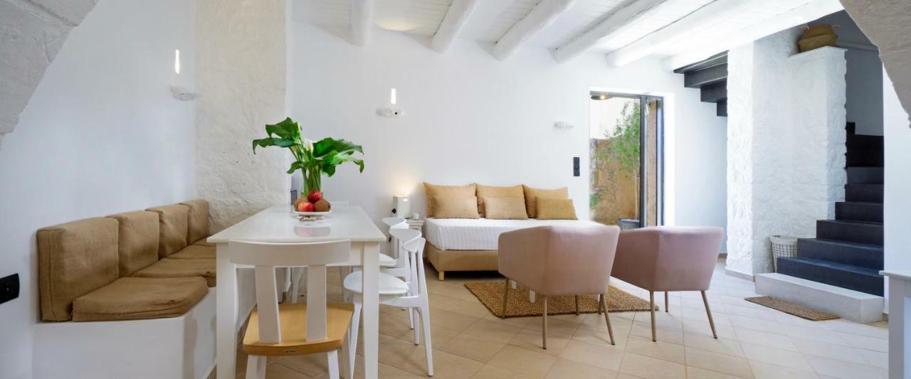 Almyrida Sands Luxury Stone Villa Ksirosternion Buitenkant foto